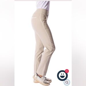 Golftini Trophy Pants - Khaki/white  XS Golf Pants